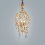 Venus 3 Light Gold Pendant