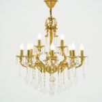 Bride 12 Lights Gold Chandelier