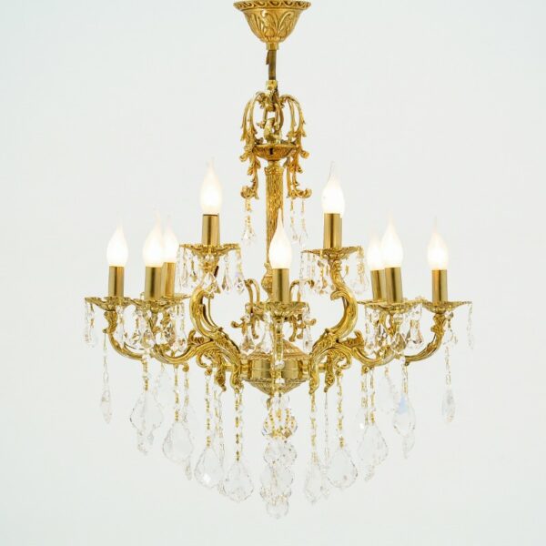 Bride 12 Lights Gold Chandelier