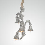 Madera 4 Lights Mixed Colors Chandelier