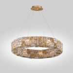 Bavaria 15 Lights Gold Chandelier