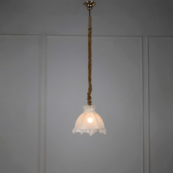 Florza 25 cm 1 Light Off White Pendant