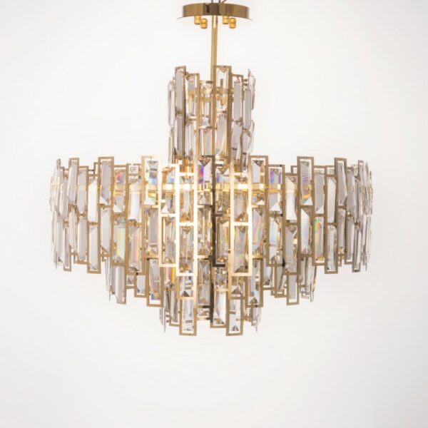 Brooklyn 8 Lights Gold Modern Chandelier