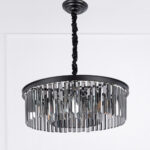 Cristo 6 Lights Black Chandelier