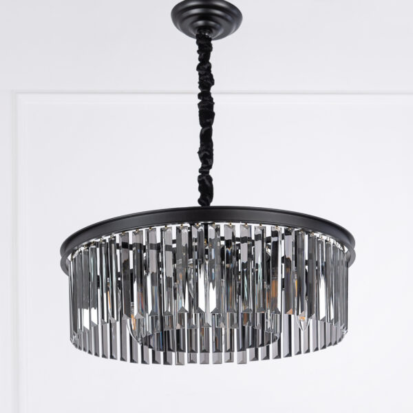 Cristo 6 Lights Black Chandelier