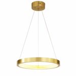 Bahar 1 Light Gold Chandelier