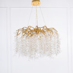 Atum 12 Lights 80 cm Gold Chandelier - Image 2