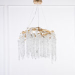Shera 8 Lights 60 cm Gold Chandelier