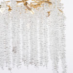 Shera 8 Lights 60 cm Gold Chandelier - Image 3