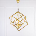 Hozera 4 Lights Gold Chandelier - Image 2
