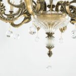 Rock 8 Lights Bronze Chandelier - Image 4