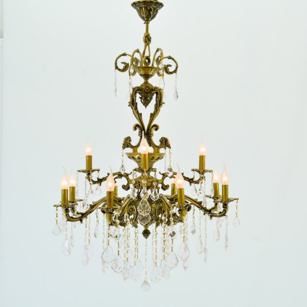 Turkey Comb Antique 12 Lights Chandelier