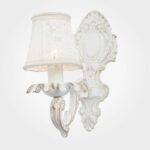 Snake Back 1 Light Whitey Wall Lamp