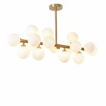 Bomb 16 Lights Gold Chandelier