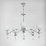 Polar Chrome 5 Lights Chandelier - Image 2