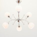 Nevada 6 Lights Chrome Chandelier - Image 2