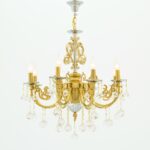 Bertina Chrome| Gold 8 Lights Chandelier - Image 2
