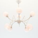 Nevada 8 Lights White Chandelier - Image 2