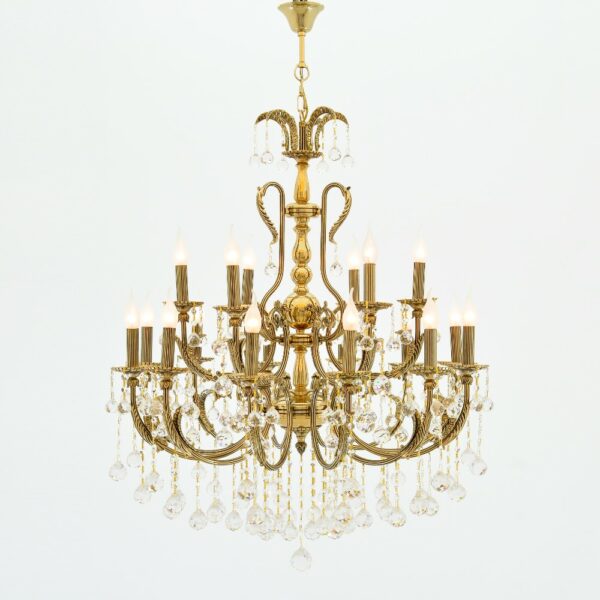 Bertina Gold 18 Lights Chandelier