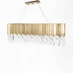 Raia 10 Lights Gold Chandelier - Image 2