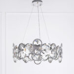 Damas 8 Lights Chrome Chandelier