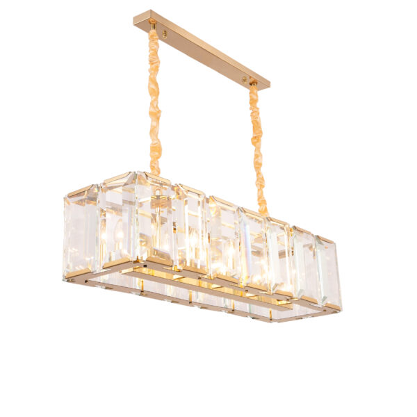Chipsa 10 Lights Gold Chandelier