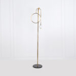 Dalo 2 Lights Gold Floor Lamp - Image 4