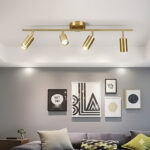 Tracky 4 Lights Gold Pendant
