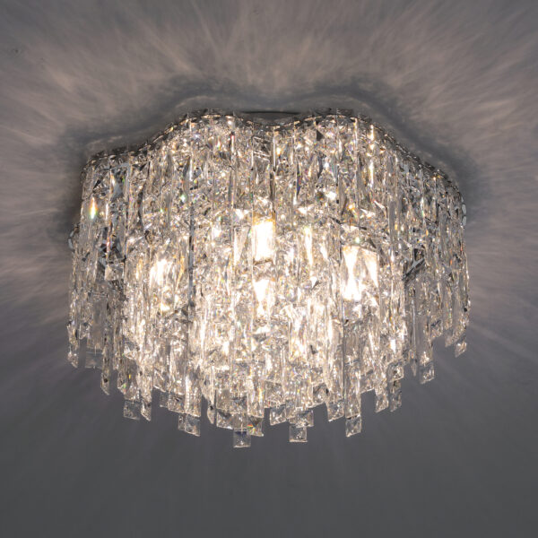 Ricardo 7 Lights Chrome Chandelier