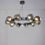 Harbiz 15 Lights Black Nickel Chandelier