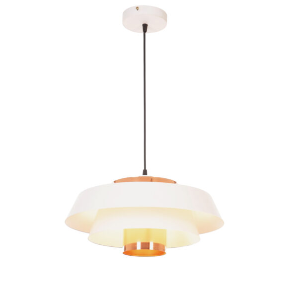 Yurtasa 1 Light White Pendant
