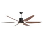 Ramose 65 Inch Wood Brown Ceiling Fan