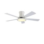 Lila 52 Inch White Ceiling Fan