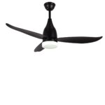 Tiva 52 Inch Black Ceiling Fan - Image 3