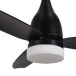 Tiva 52 Inch Black Ceiling Fan - Image 5