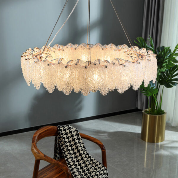 Athena 12 Lights Gold Chandelier