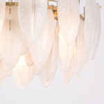 Leta 8 Lights Gold Chandelier - Image 3