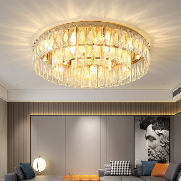 Anli 12 Lights Gold Chandelier