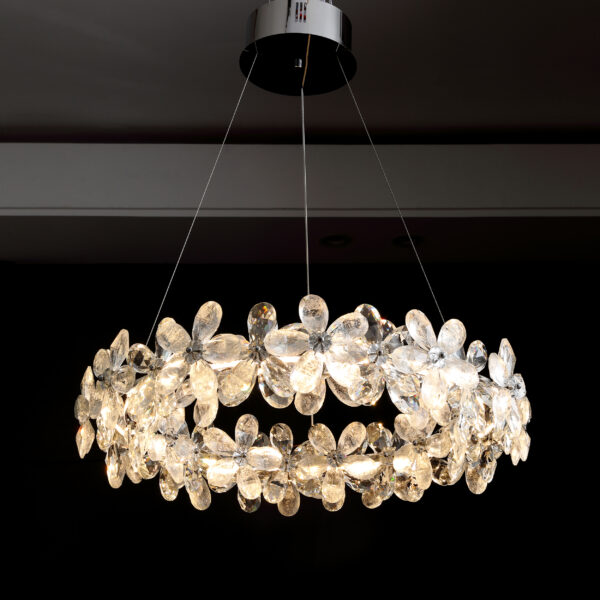 Sema M 1 Light Chrome Chandelier