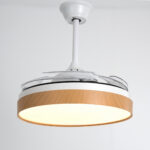 Rofla White Hidden Blades Ceiling Fan – 40 Inch - Image 2