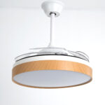 Rofla White Hidden Blades Ceiling Fan – 40 Inch - Image 3