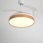 Rofla White Hidden Blades Ceiling Fan – 40 Inch - Image 4