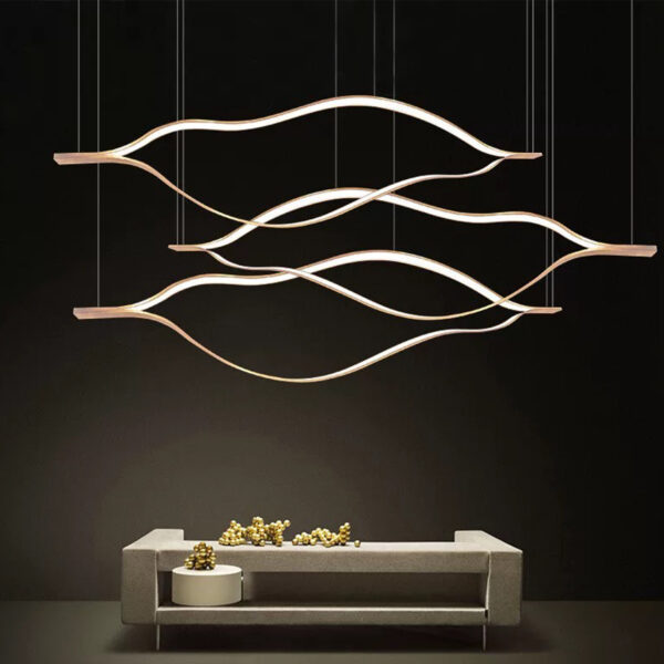 Lucis LED Gold Chandelier