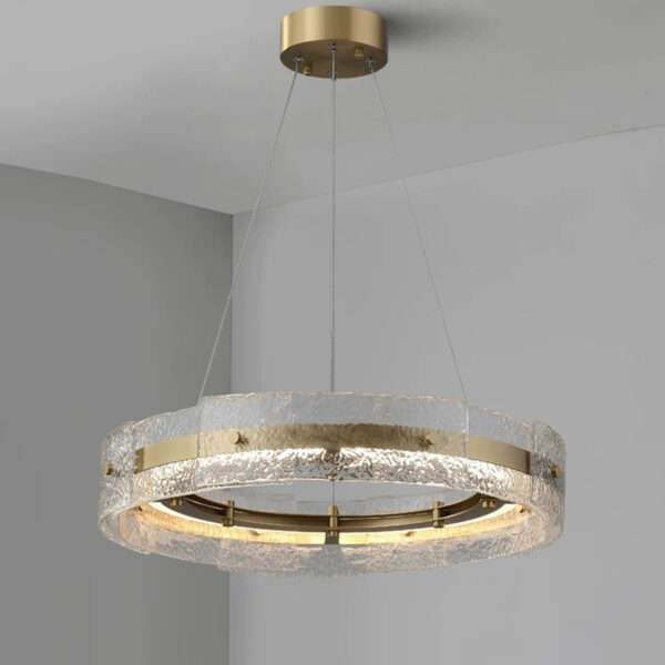 Raysun L LED Bronze Chandelier