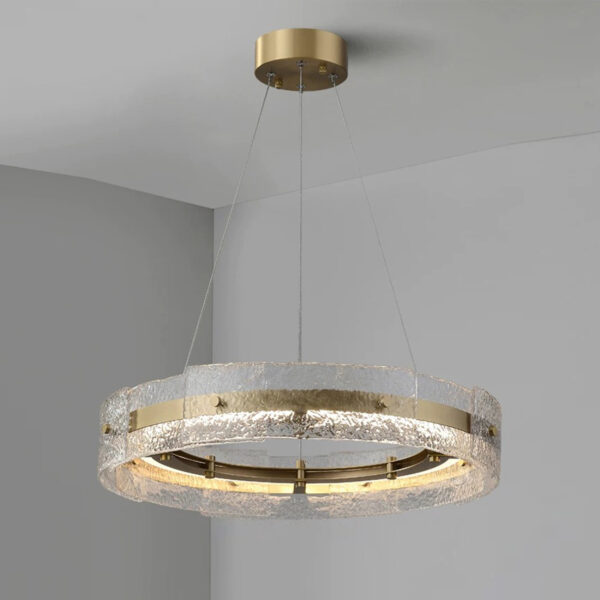 Raysun S LED Bronze Chandelier