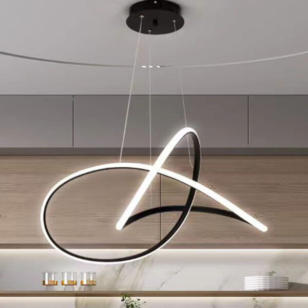 Sparka LED Black Chandelier