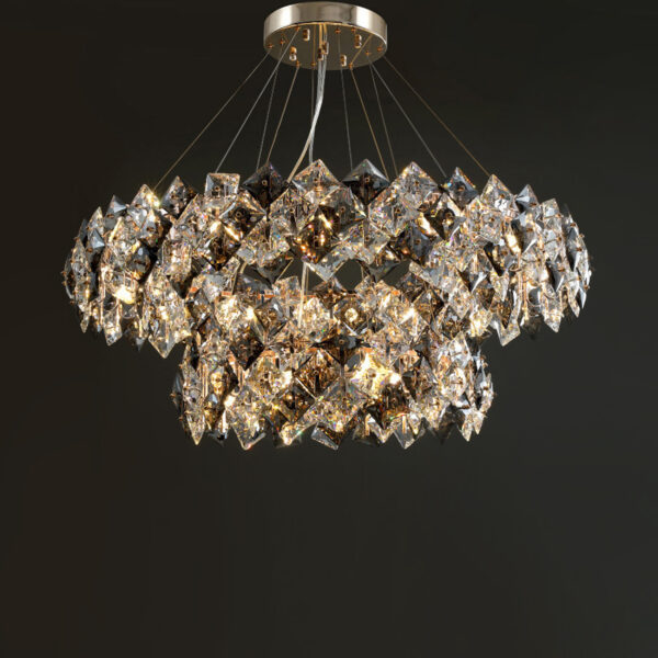 Phyra 18 Lights Gold Chandelier