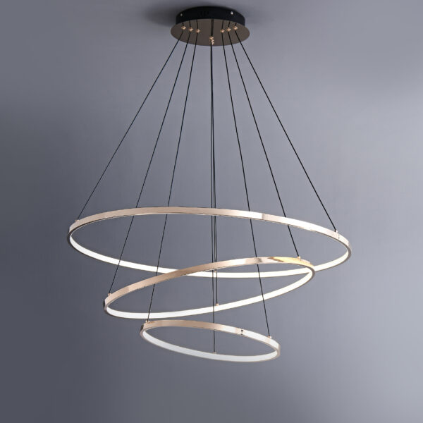 Liora LED Gold Chandelier