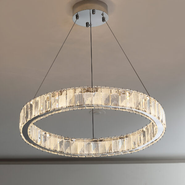 Bylina S LED Chrome Chandelier