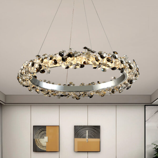 Luma S LED Chrome Chandelier